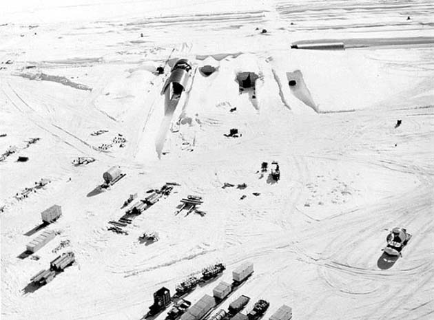 artico_camps Fue construida bajo el hielo Ártico como parte de un proyecto de alto secreto llamado "Iceworm"