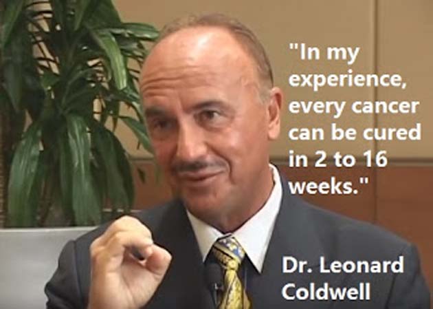 cancer El Dr. Leonard Coldwell tiene la cura para el cancer
