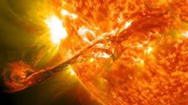 sol_raro Estamos pasando por un mínimo solar con manchas solares