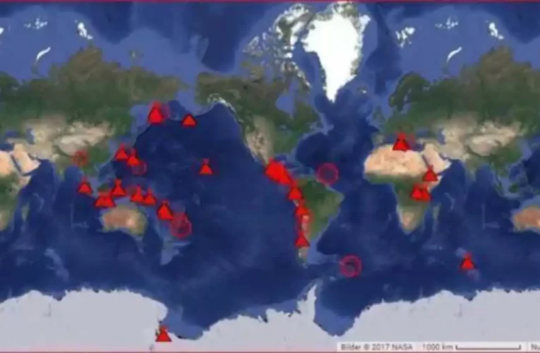 El Anillo de Fuego en el Pacifico está explotando ahora mismo