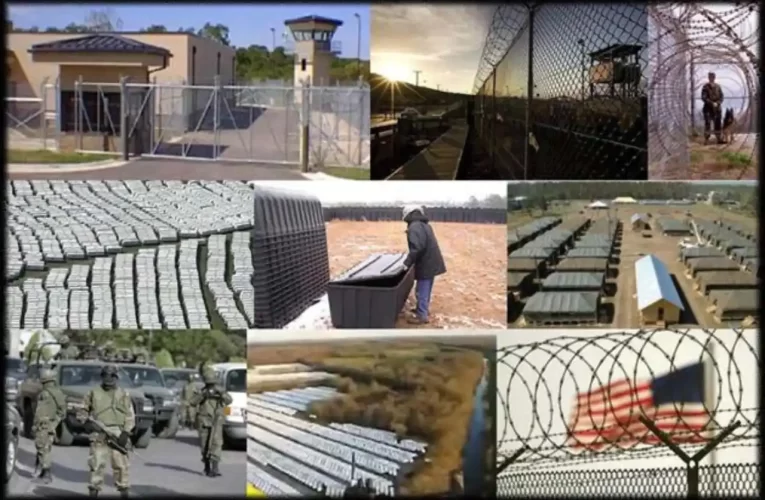 Más de 800 campos de prisioneros en los campos de FEMA