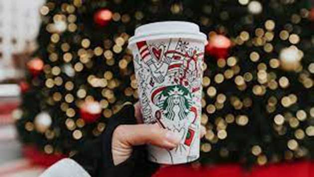 navidad Las copas navideñas de Starbucks han sido un motivo de discordia