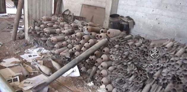 El ejército sirio ha descubierto una fábrica rebelde de armas químicas