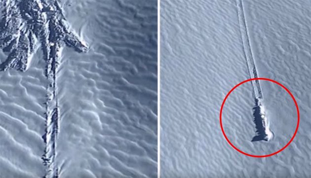 nave Naves espaciales extraterrestres estrelladas en la Antártida