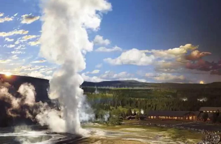 La pluma está proporcionando el calor para Yellowstone y su agua termal