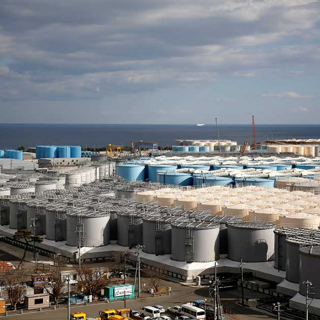 japon_tanques Agua radiactiva: el funcionamiento de los tanques está cerca de su capacidad