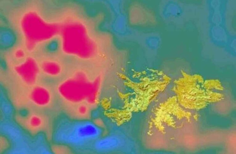 Los mayores Cráteres en el mundo cerca de las Islas Malvinas