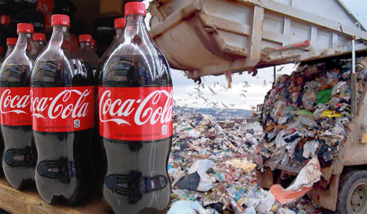 Coca Cola nombrada como el mayor contaminante de plástico del mundo