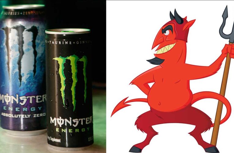 La bebida Monster Energy envía mensajes satánicos crípticos