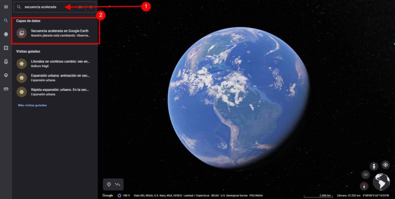 00 Google Earth: ofrece imágenes 3D de la Tierra 00