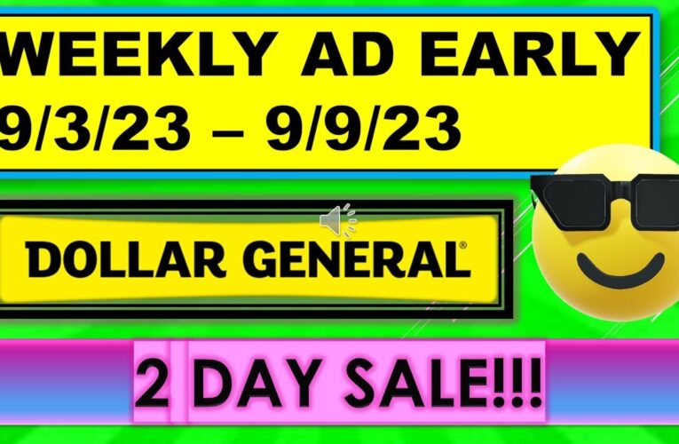 Descubre las mejores ofertas de Dollar General Weekly Ad