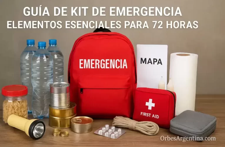 Guía de Kit de Emergencia: Elementos Esenciales para 72 Horas