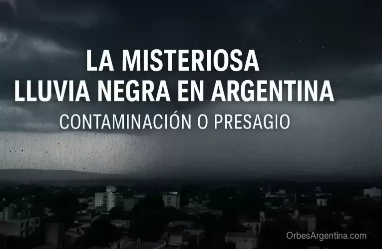 La Misteriosa Lluvia Negra en Argentina: ¿Presagio o Contaminación Extrema?