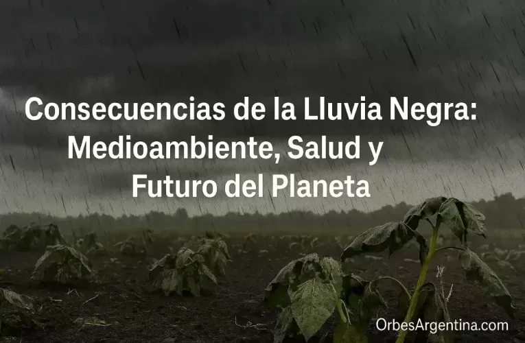 Consecuencias de la Lluvia Negra: Medioambiente, Salud y Futuro del Planeta