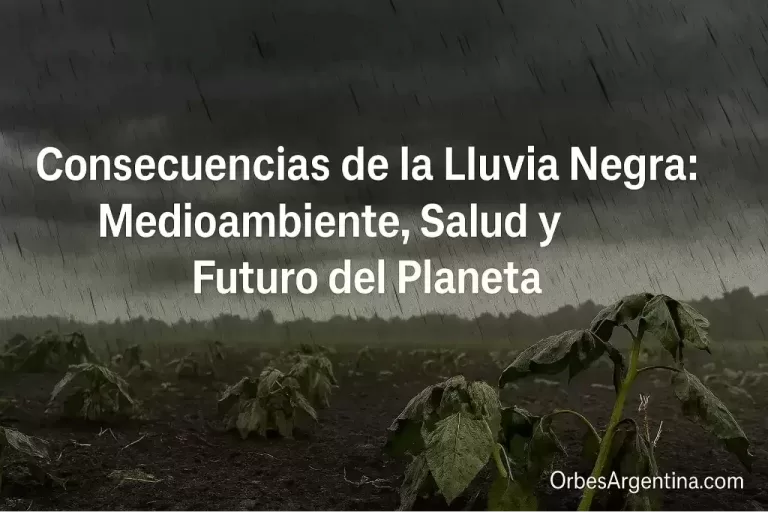 consecuencias de la lluvia negra en el planeta
