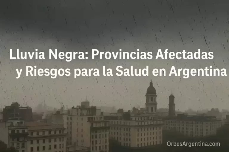 contaminación atmosférica y lluvia negra