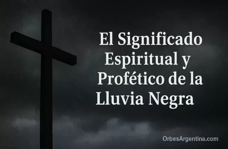 El Significado Espiritual y Profético de la Lluvia Negra
