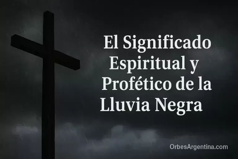 profecías bíblicas sobre la lluvia negra