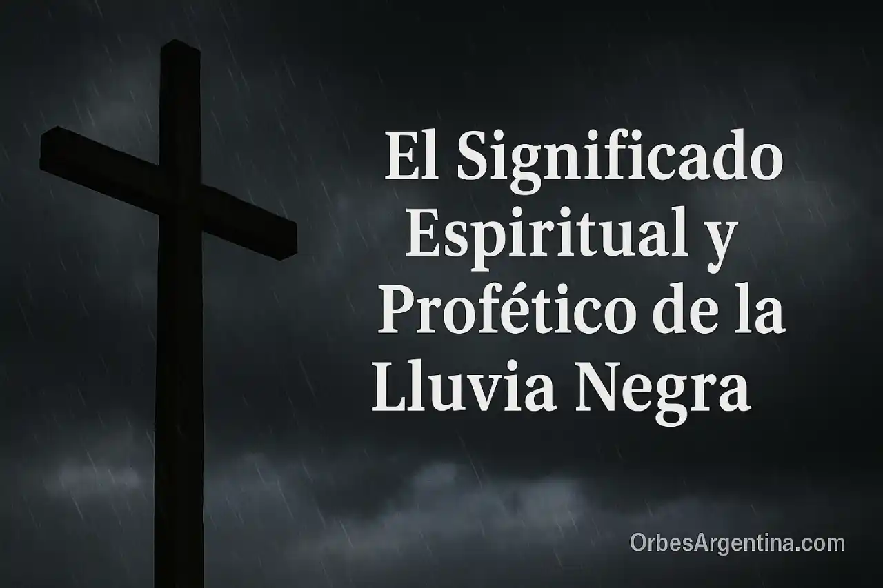 profecías bíblicas sobre la lluvia negra