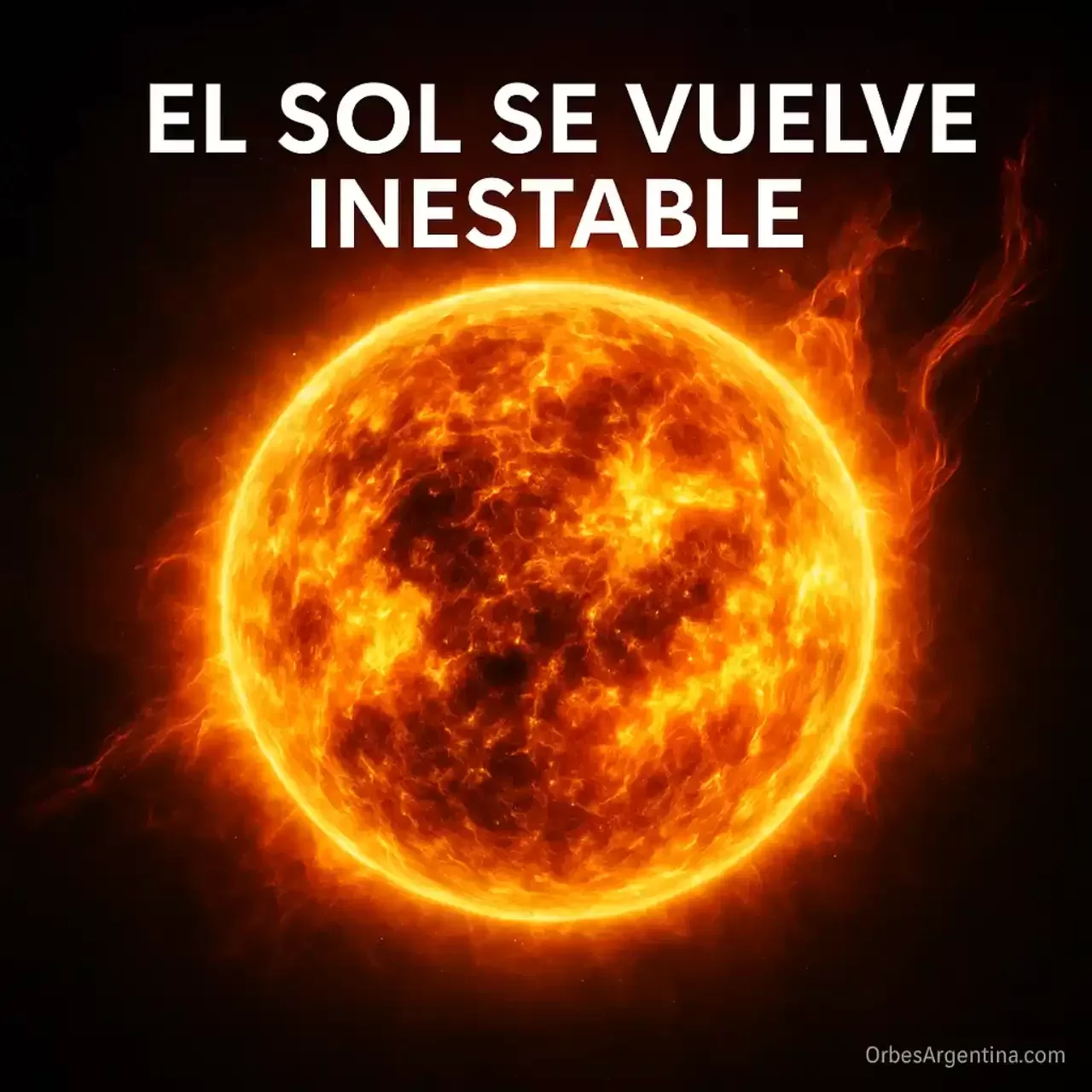 actividad solar extrema observada por la NASA