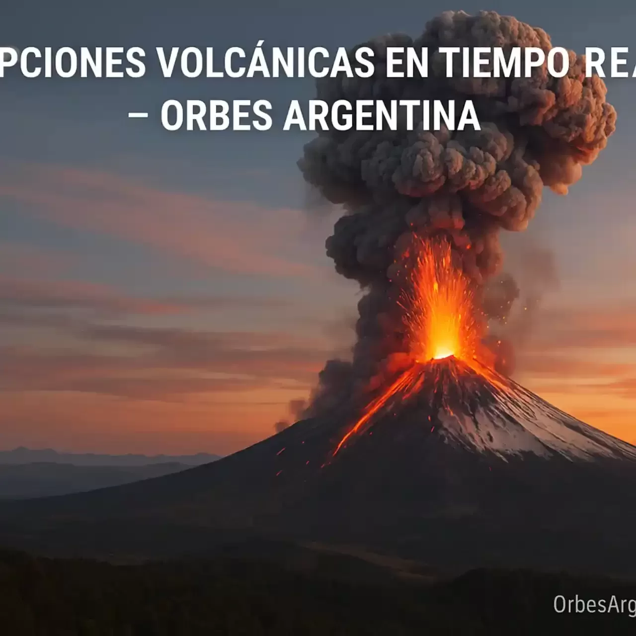 mapa de erupciones activas