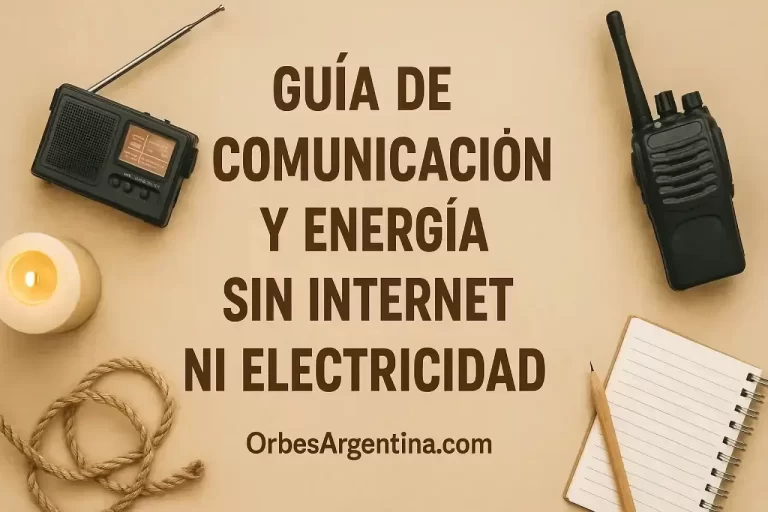 kit de supervivencia sin electricidad