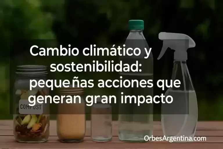 pequeñas acciones para el cambio climático