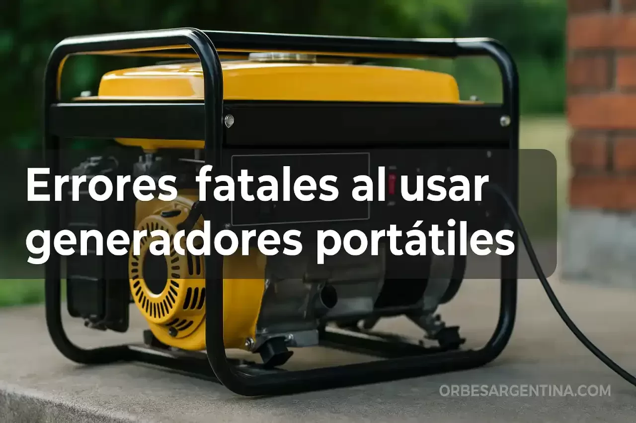 generadores portátiles durante apagones