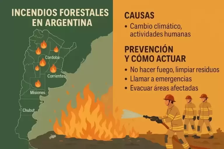 incendios forestales Argentina