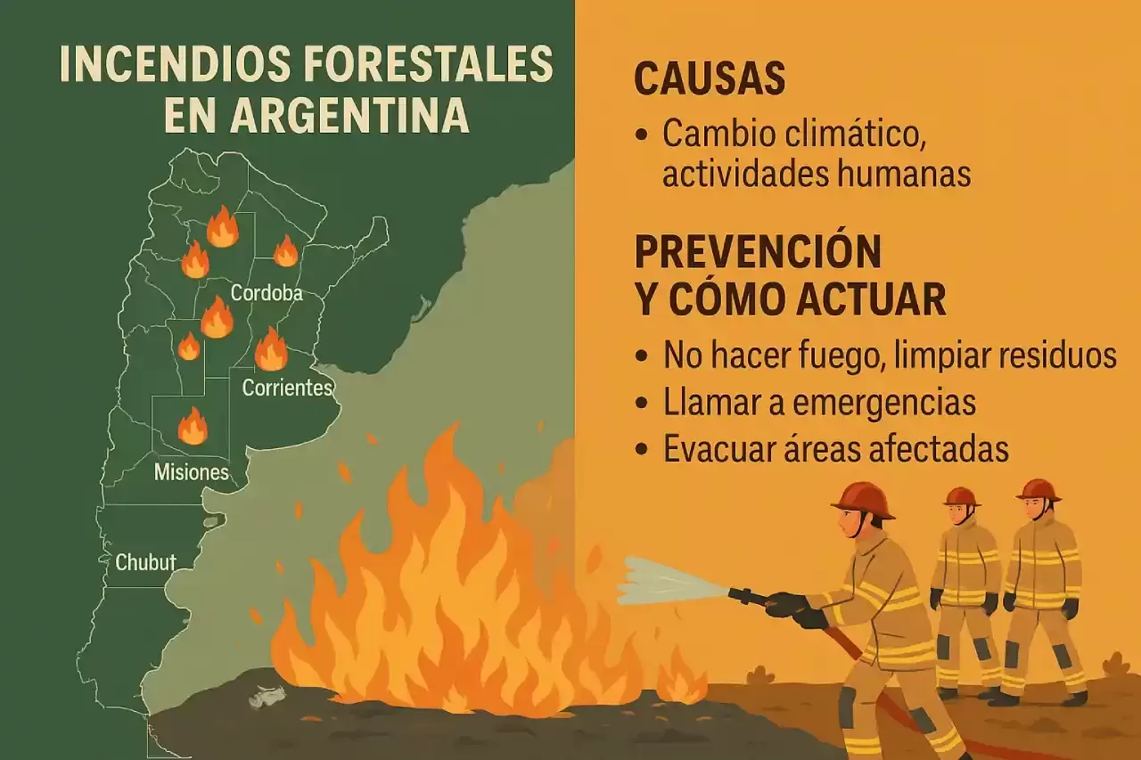incendios forestales Argentina