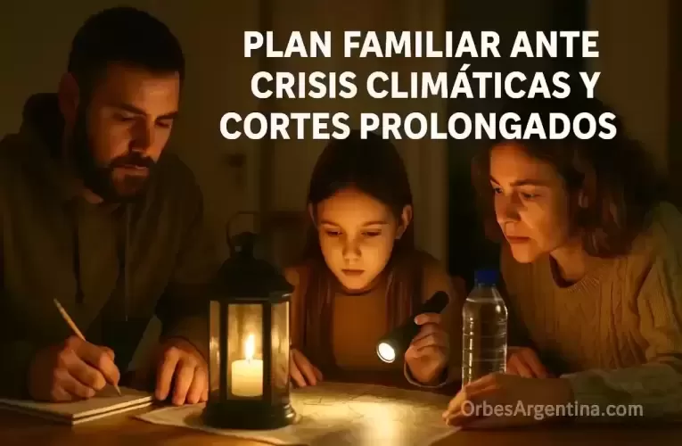 Plan Familiar ante Crisis Climáticas y Cortes Prolongados