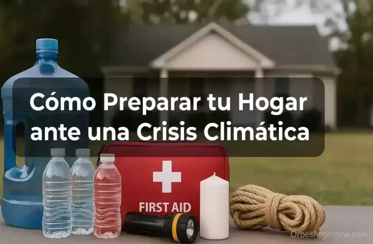 Cómo Preparar tu Hogar ante una Crisis Climática o Energética