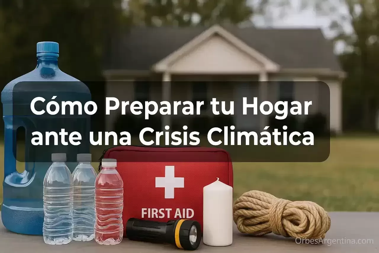 preparación del hogar ante crisis climática