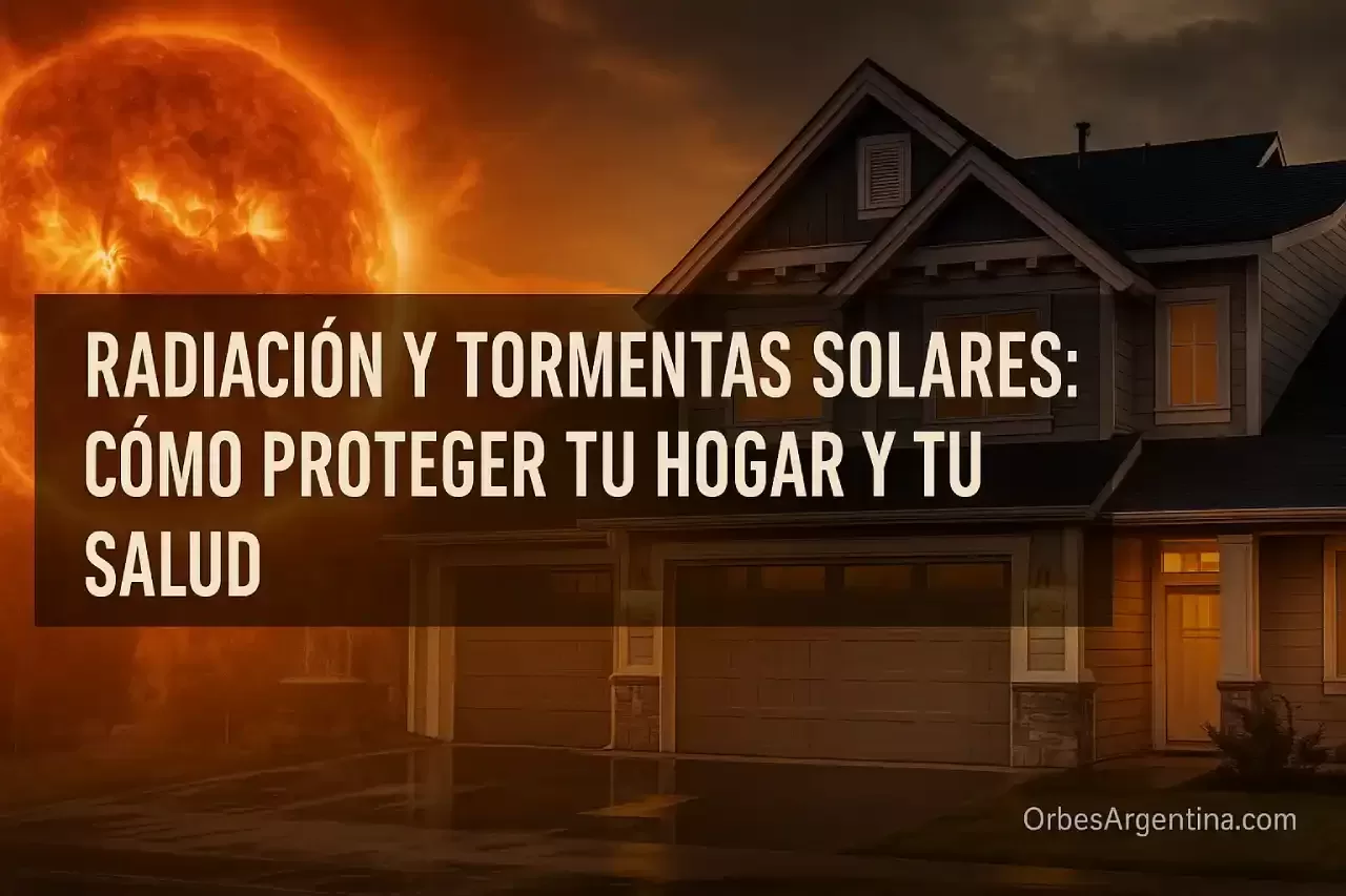 Tormenta solar real