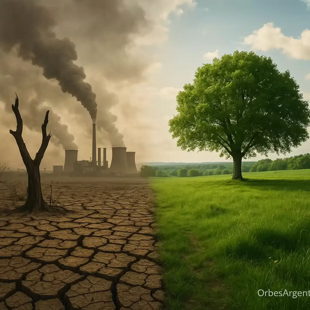 fábricas contaminando el aire