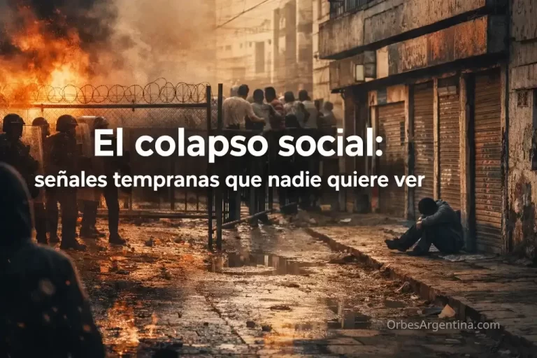 Señales tempranas de colapso social en la vida cotidiana