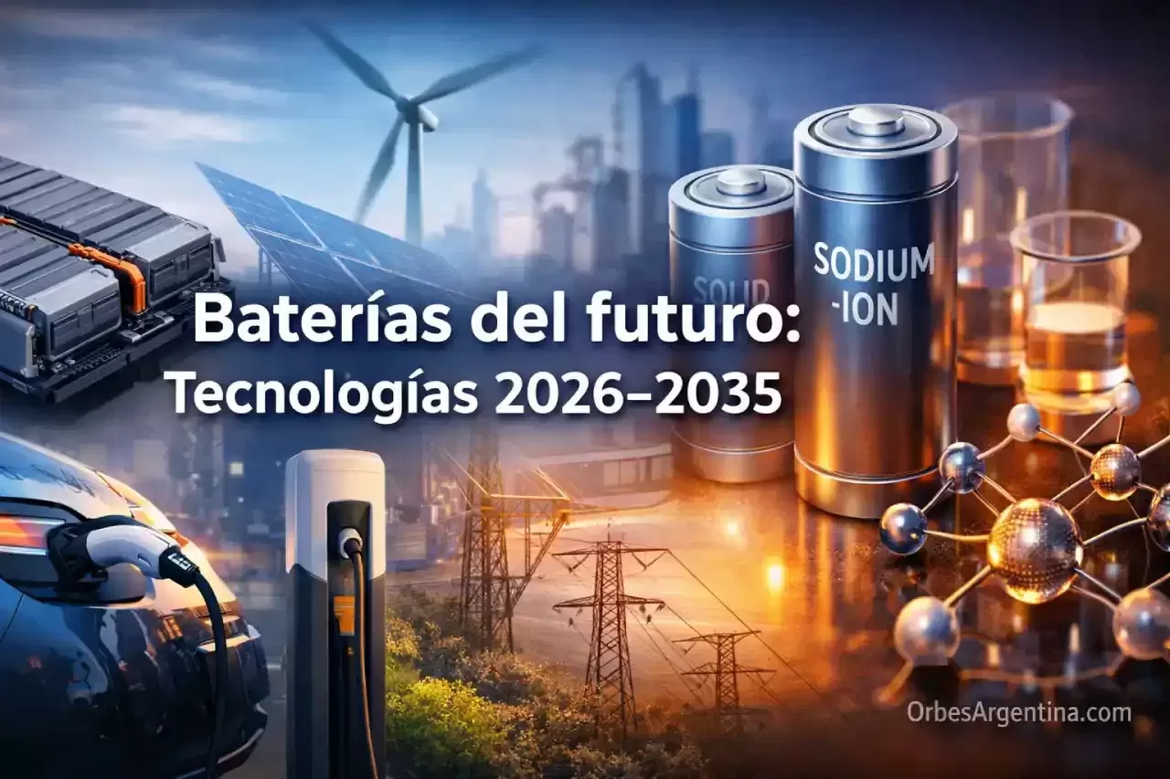 Baterías del futuro: mapa de tecnologías 2026–2035