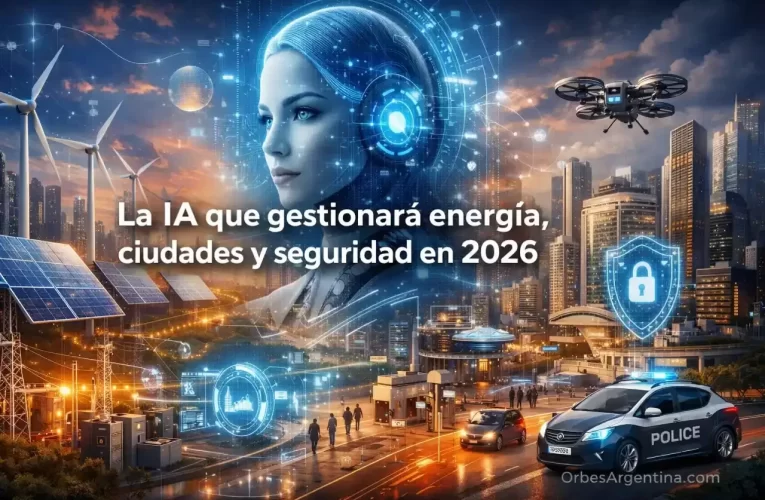 La IA que gestionará energía, ciudades y seguridad en 2026