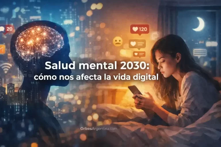 Salud mental 2030 y vida digital: cerebro y pantallas