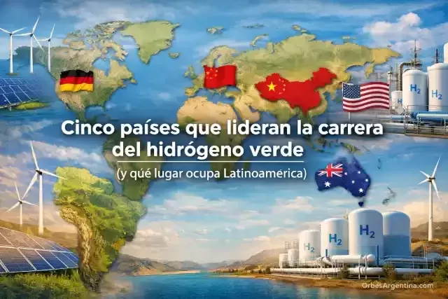 cinco países que lideran la carrera del hidrógeno verde