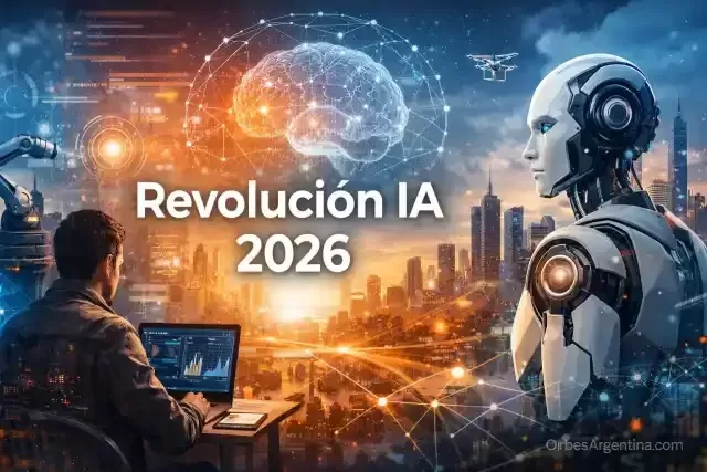 Persona preparándose para la revolución IA 2026 según Orbes