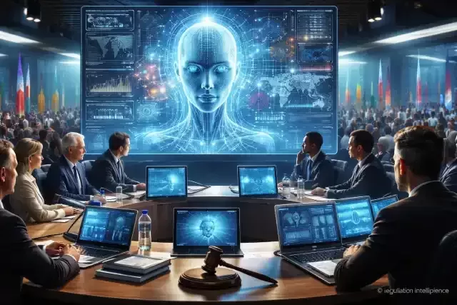 Gobiernos debatiendo leyes sobre inteligencia artificial