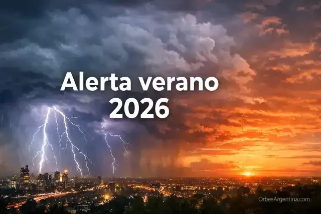 Tormenta explosiva de verano sobre ciudad iluminada