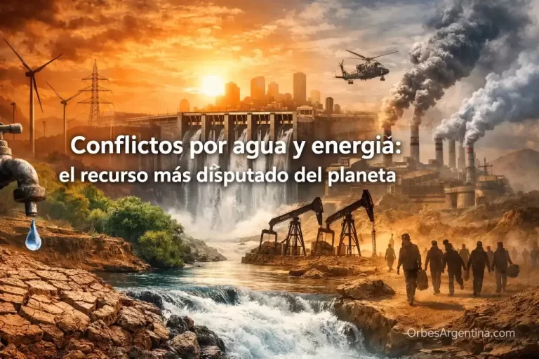 Conflictos globales por agua y energía