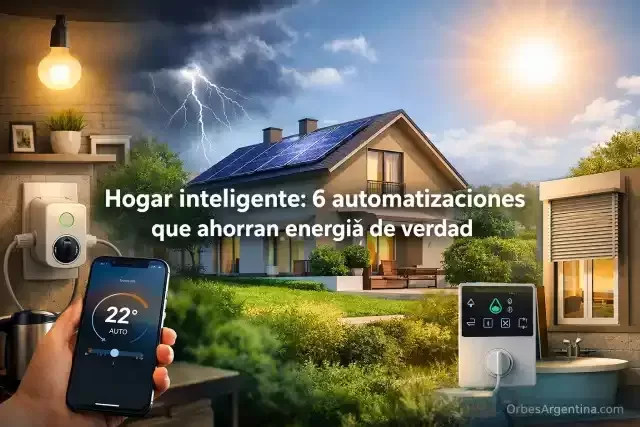 Sistema de hogar inteligente con luces y sensores automáticos