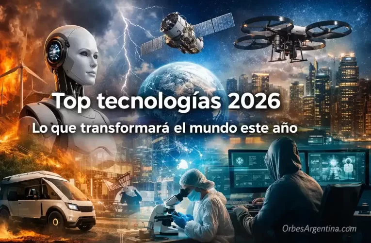 Top tecnologías 2026: lo que transformará el mundo este año