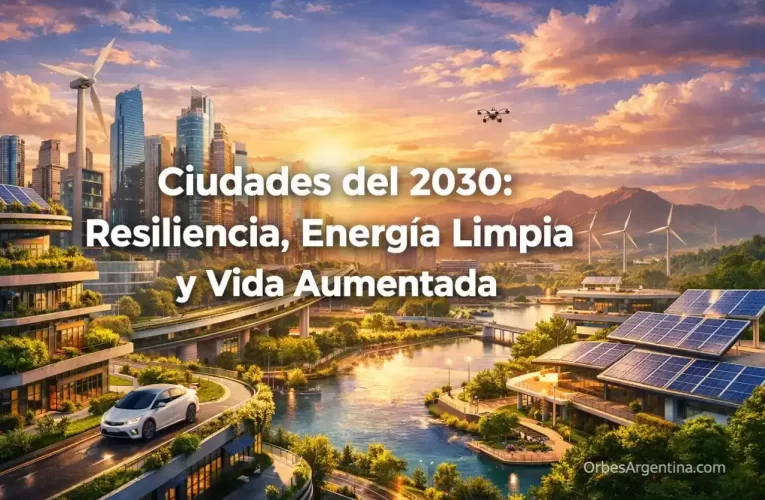 Ciudades del 2030: resiliencia, energía limpia y vida aumentada