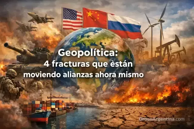 mapa de nuevas fracturas geopolíticas globales
