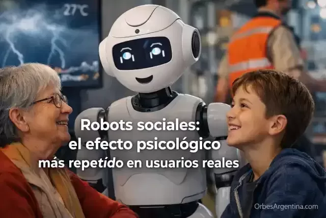 Robot social interactuando con una persona mayor