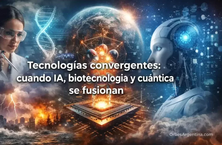 Tecnologías convergentes: cuando IA, biotecnología y cuántica se fusionan